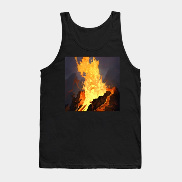 Eruption Tank Top by The Artist 